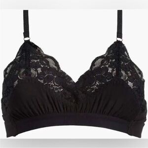 We are HAH Ladies Lounge Bralette in Black
